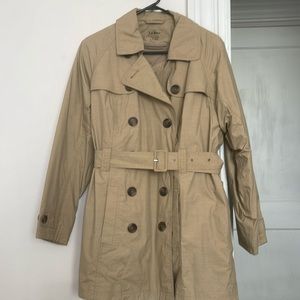 LLBean Trench Coat Waterproof